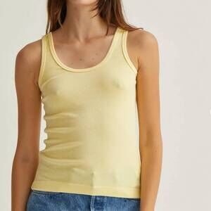 NEW ASHER mila rib tank top in after glow